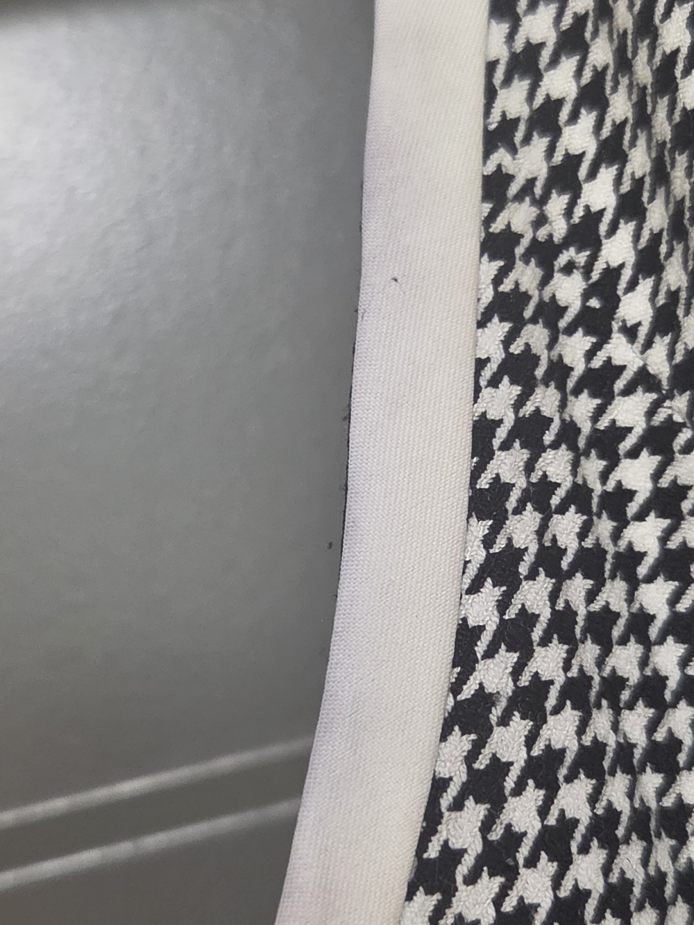 Alice + Olivia Houndstooth Blazer Jacket Black White Size 8 - Picture 6 of 15